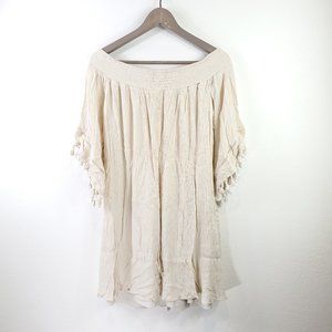 Xhilaration White/Cream Boat Neck Blouse